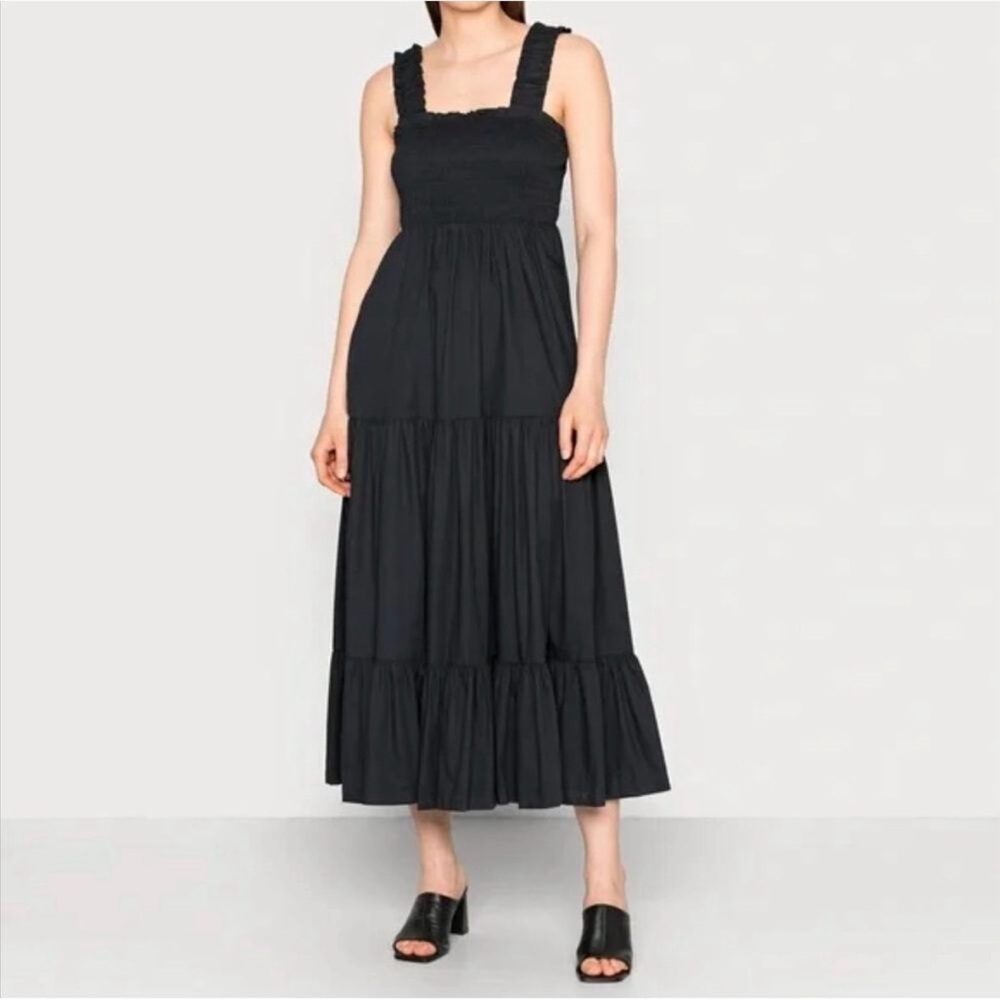 Abercrombie & Fitch Black Smocked Maxi Dress - Picture 1 of 6